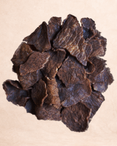 keto carnivore beef snack made with beef and salt